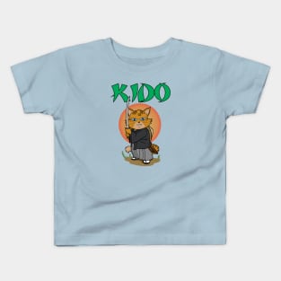 Kido the Samurai Cat Kids T-Shirt